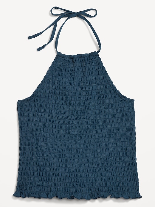 Image number 9 showing, Sleeveless Smocked Crop Top