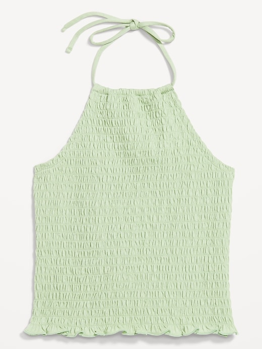 Image number 9 showing, Sleeveless Smocked Crop Top