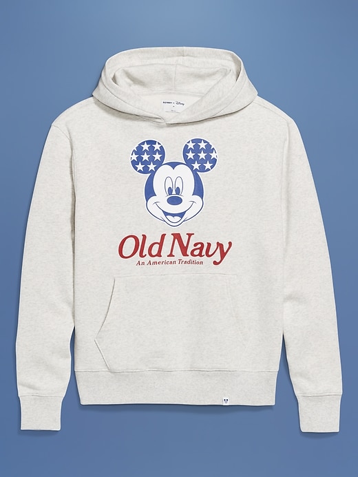 Image number 5 showing, Old Navy x Disney© Mickey Mouse Oversized Flag Logo-Graphic Hoodie