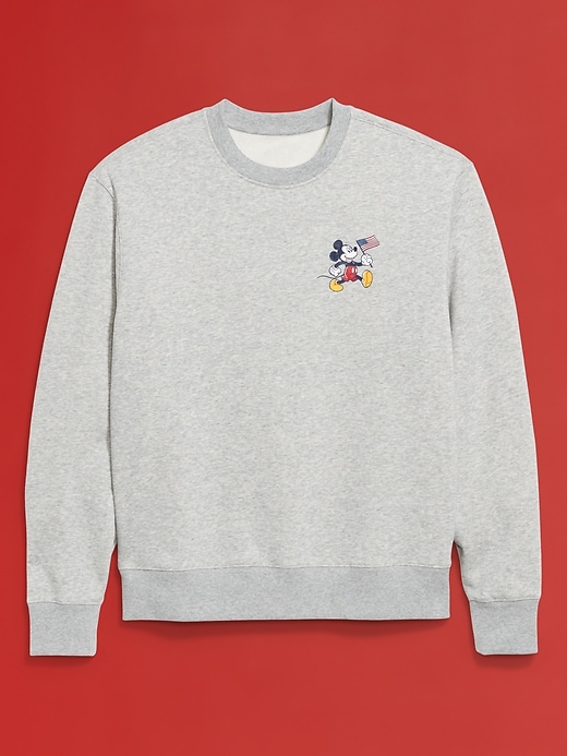 Image number 4 showing, Old Navy x Disney© Mickey Mouse Oversized Flag Logo-Graphic Sweatshirt