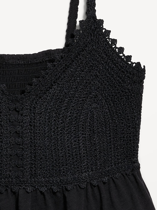 Image number 4 showing, Sleeveless Crochet Top