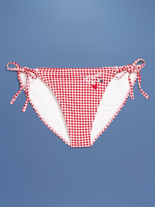 Image number 4 showing, Old Navy x Disney© Minnie Mouse Gingham String Bikini Swim Bottoms