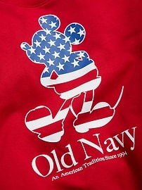 Image number 4 showing, Old Navy x Disney© Mickey Mouse Flag Logo-Graphic Crew-Neck Sweatshirt for Boys