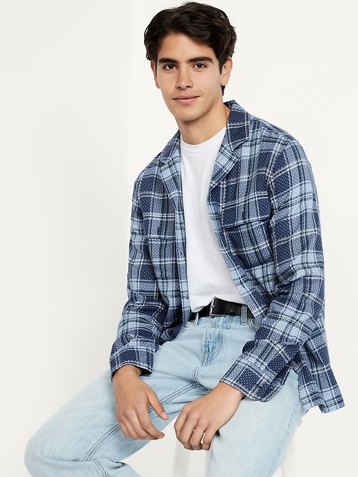 Image number 3 showing, Lightweight Plaid Pocket Shirt