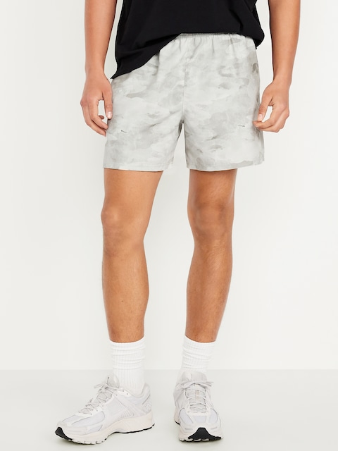 Explore Shorts -- 5-inch inseam - Light Gray Camo