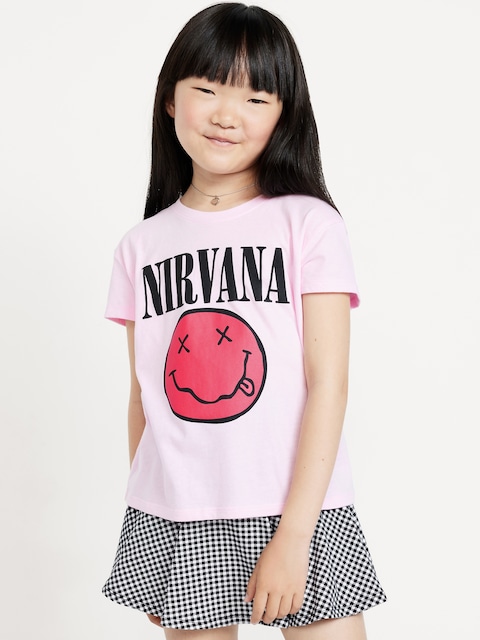 Nirvana™ Graphic T-Shirt for Girls - Oleander