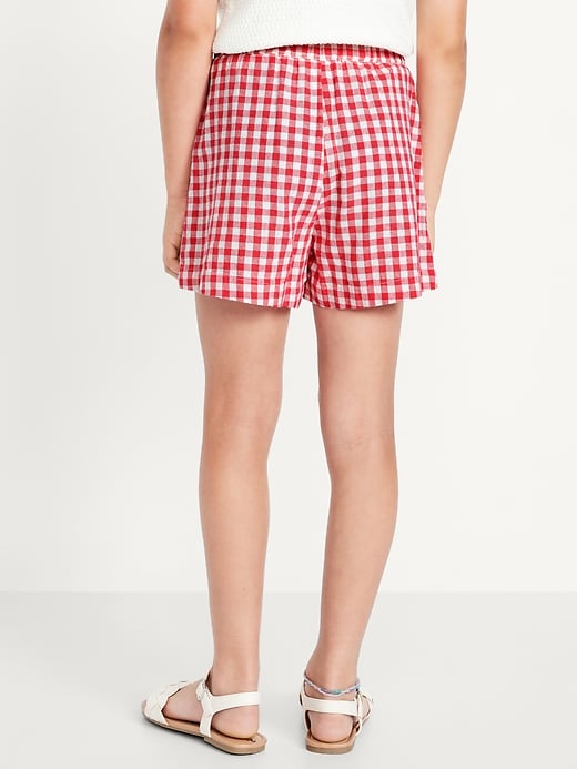 Image number 2 showing, Wrap-Front Linen-Blend Skort for Girls
