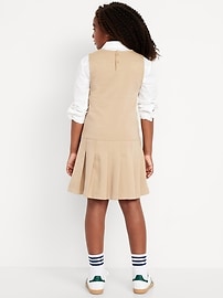 Image number 2 showing, Sleeveless School Uniform Ponte-Knit Dress for Girls