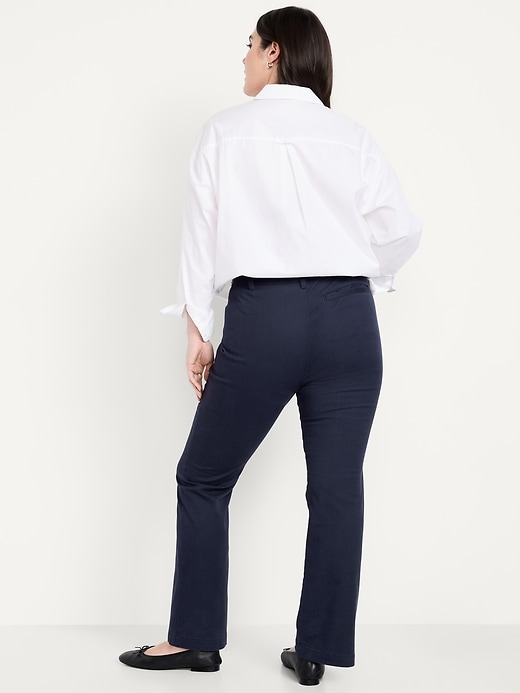 Image number 7 showing, High-Waisted Uniform Boot-Cut Pants