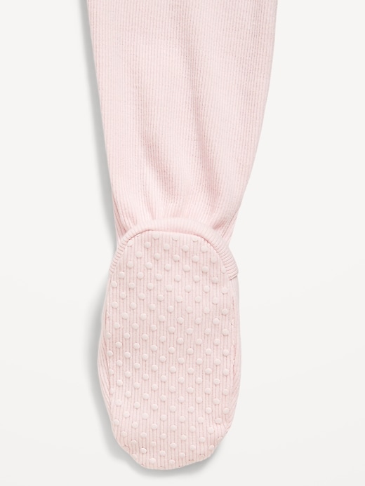 Image number 3 showing, Snug-Fit 2 Way Zip Footed One-Piece for Baby