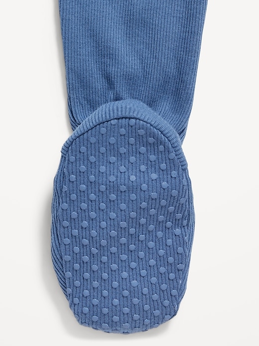Image number 3 showing, Snug-Fit 2 Way Zip Footed One-Piece for Baby