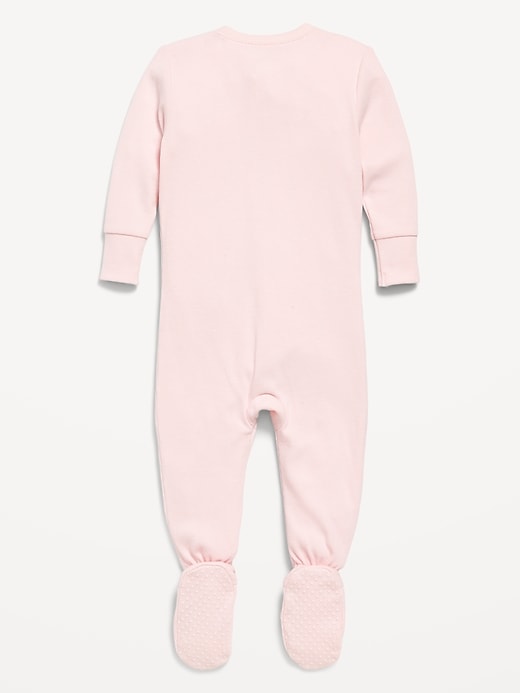 Image number 2 showing, Snug-Fit 2 Way Zip Footed One-Piece for Baby
