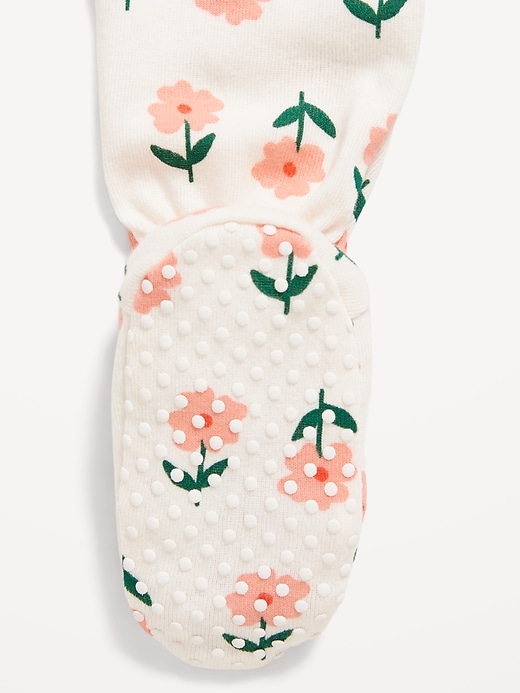Image number 2 showing, Snug-Fit 2 Way Zip Footed One-Piece for Baby