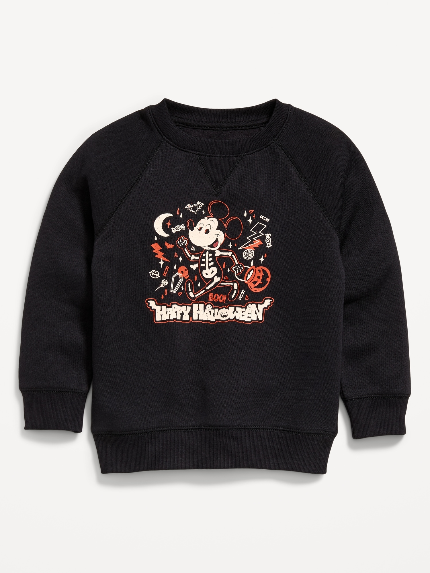 Disney© Mickey Mouse Halloween Graphic Unisex Sweatshirt for Toddler