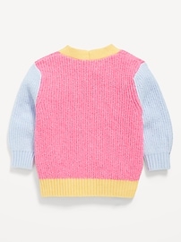 Image number 2 showing, SoSoft Color-Block Cardigan Sweater for Baby