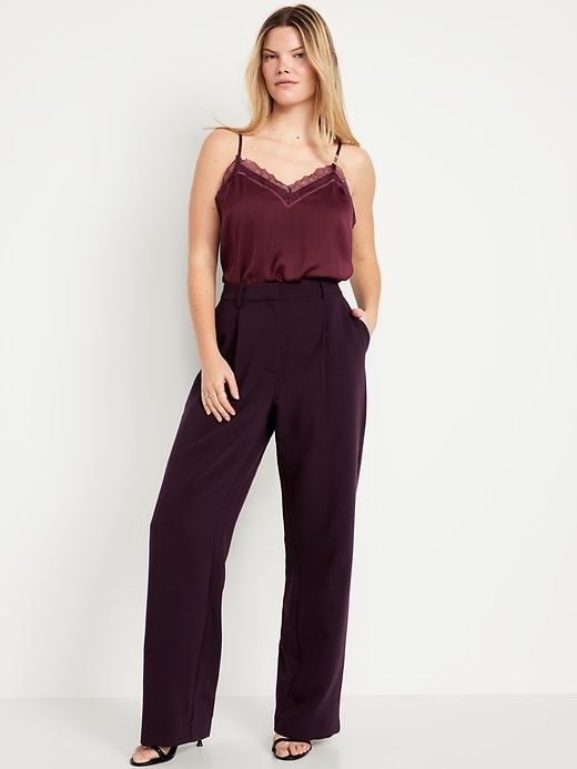 Image number 7 showing, Extra High-Waisted Taylor Wide-Leg Trouser Pants
