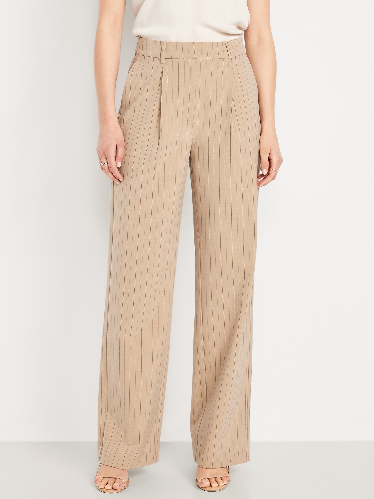 Extra High-Waisted Taylor Wide-Leg Trouser Pants