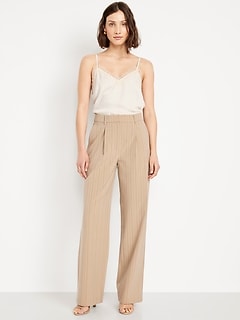Extra High-Waisted Taylor Wide-Leg Trouser Pants