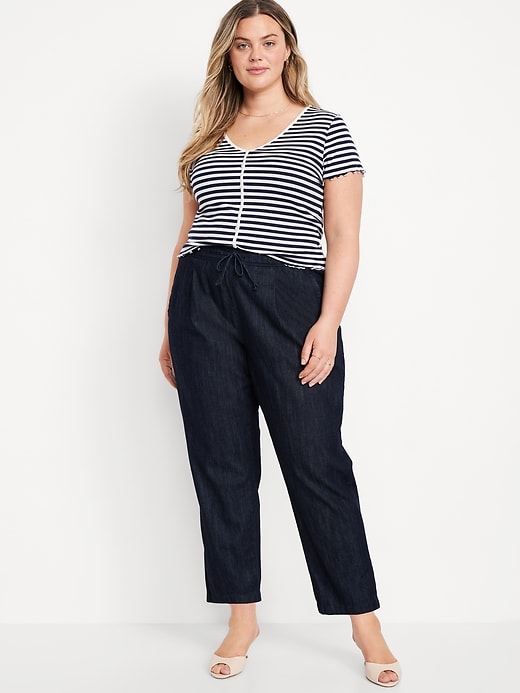 Image number 7 showing, High-Waisted Billie Straight Ankle Trouser