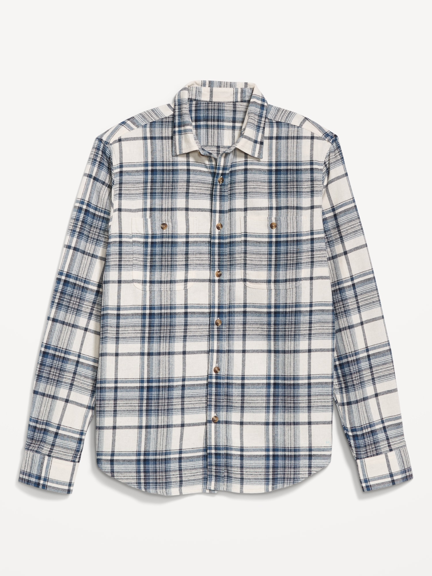 Plaid Flannel Pocket Shirt | Old Navy