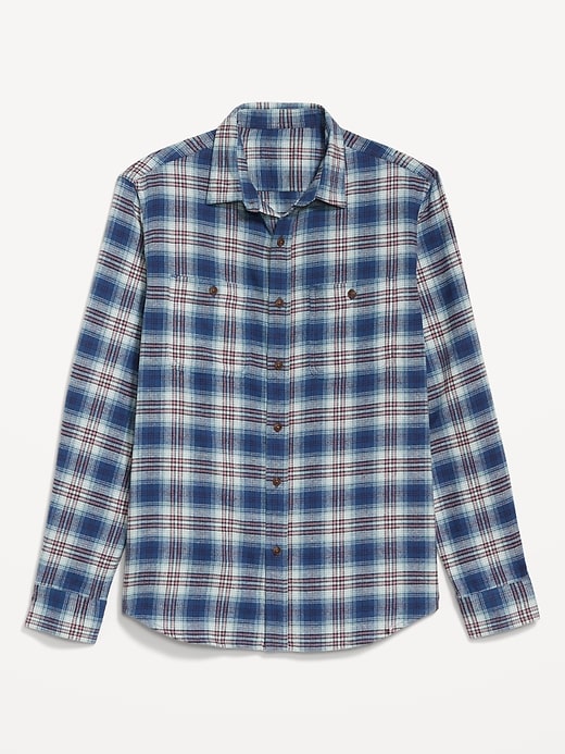 Image number 3 showing, Plaid Flannel Pocket Shirt