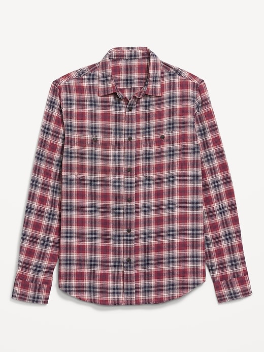 Image number 4 showing, Plaid Flannel Pocket Shirt