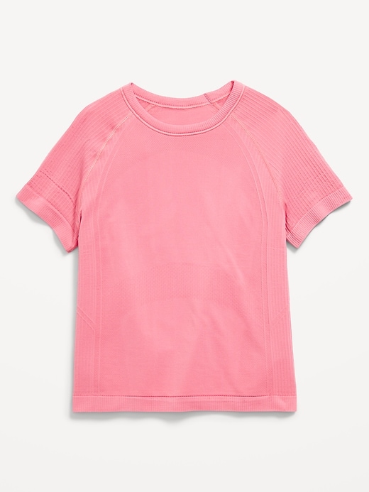 Image number 3 showing, Fitted Seamless Performance Top for Girls