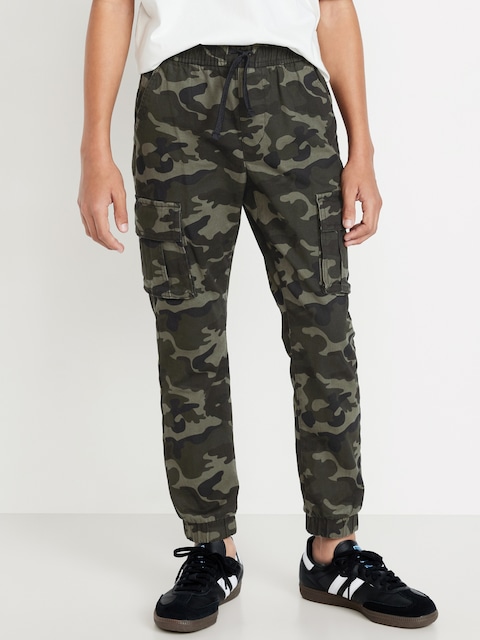Built-In Flex Twill Cargo Jogger Pants for Boys