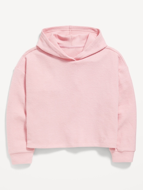 CozePlush Pullover Hoodie for Girls - Fairytale Rose