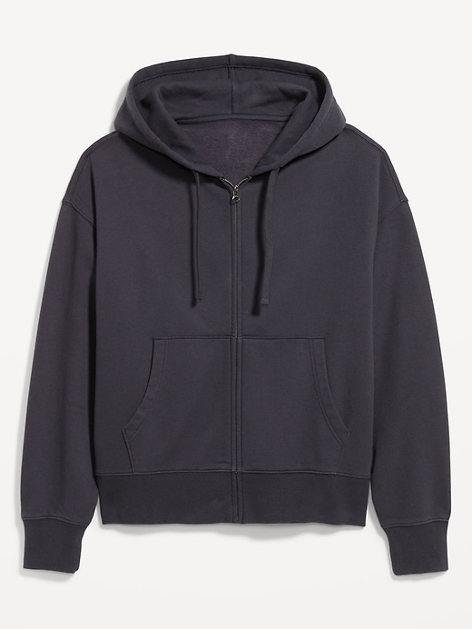 Image number 2 showing, Cropped Rotation Oversized Zip Hoodie