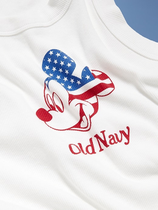 Image number 4 showing, Old Navy x Disney© Mickey Mouse Logo-Graphic Snug Tank Top