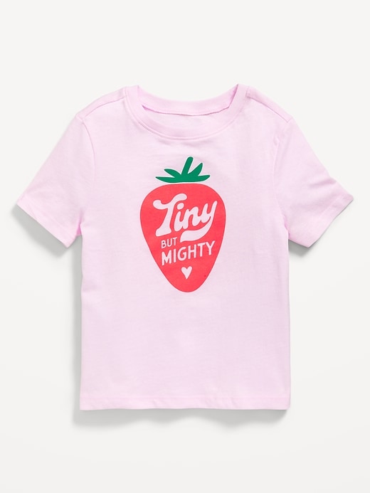 Image number 1 showing, Short-Sleeve Graphic T-Shirt for Toddler Girls
