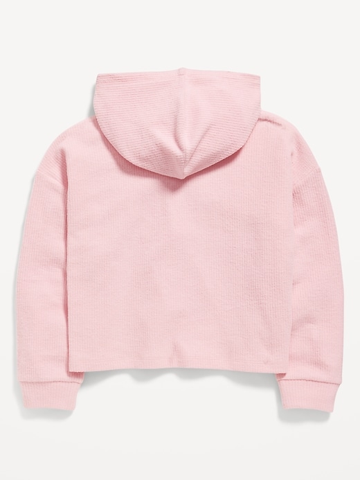 Image number 3 showing, CozePlush Pullover Hoodie for Girls