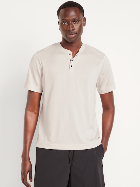 CloudMotion Henley T-Shirt - A Shore Thing