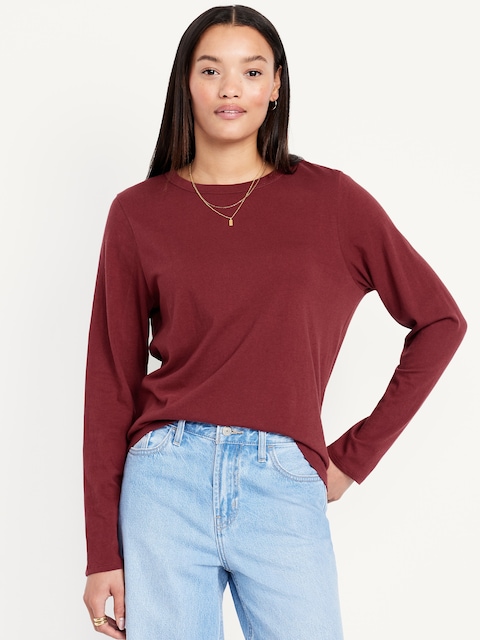 EveryWear Long-Sleeve T-Shirt - Clove