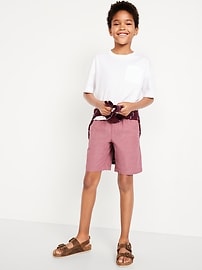 Image number 3 showing, Knee Length Linen-Blend Shorts for Boys