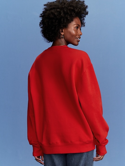Image number 2 showing, Old Navy x Disney© Mickey Mouse Oversized Flag Logo-Graphic Sweatshirt