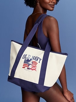 ☆Old Navy x Disney☆ ロゴ & ミッキー ミニ トートバッグ Old Navy x Disney Small Tote Bag | Old Navy