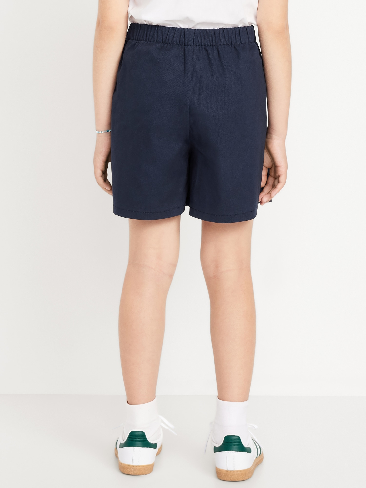 School Uniform Wrap-Front Skort for Girls