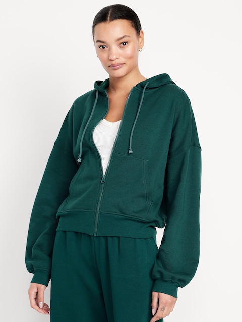 SoComfy Full-Zip Hoodie Sweatshirt - Jet Stream