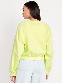 Image number 2 showing, SoComfy Oversized Button-Front Sweatshirt