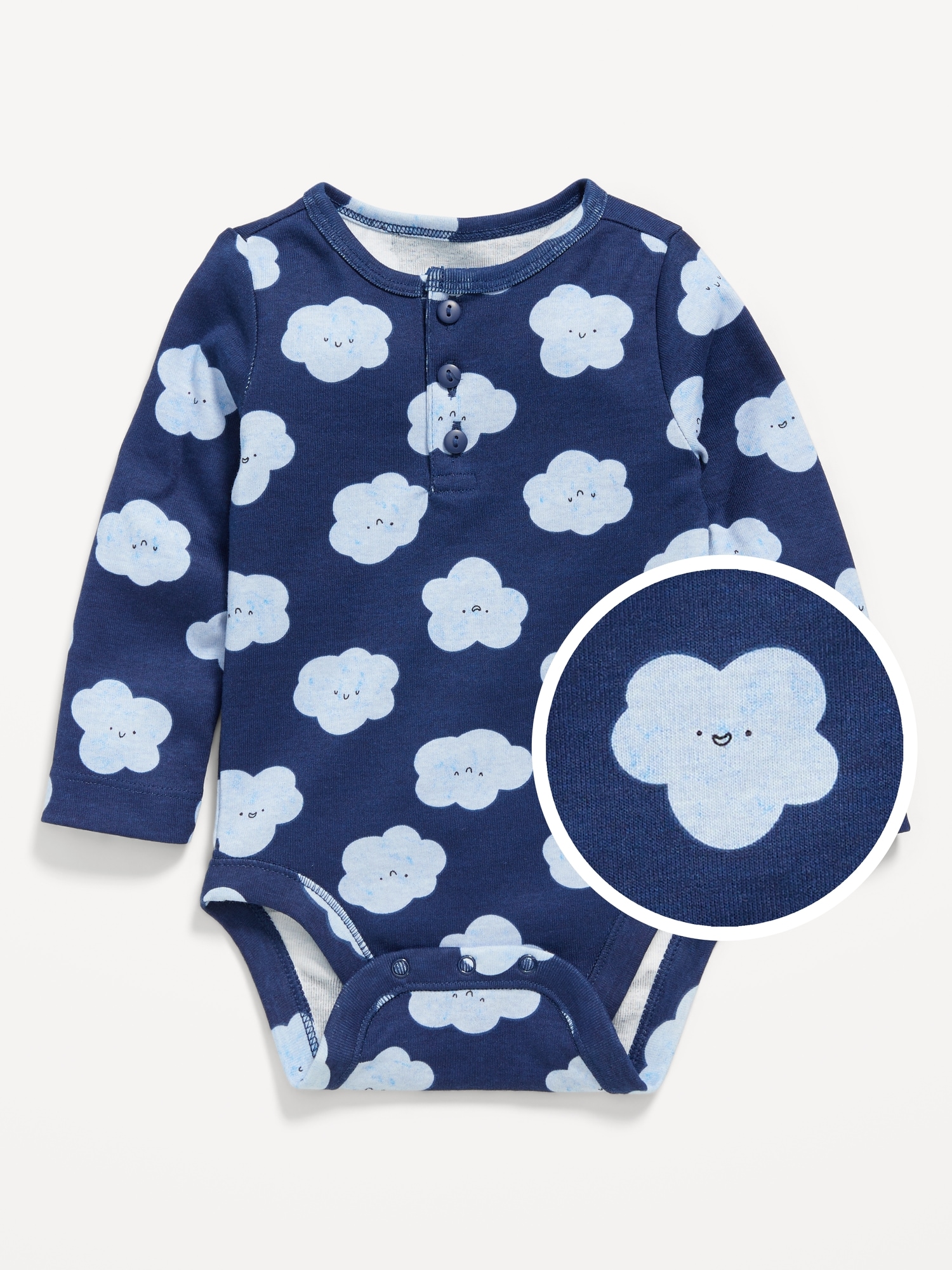 Long-Sleeve Graphic Bodysuit for Baby