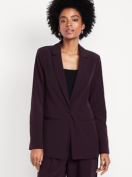 Classic Double-Weave Blazer - image 3