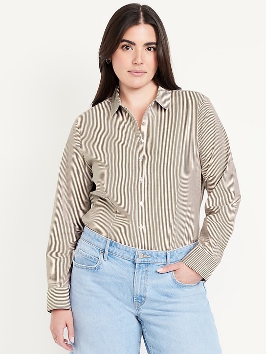 Image number 4 showing, Slim Button-Down Striped Shirt