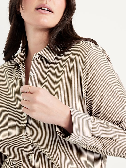 Image number 3 showing, Slim Button-Down Striped Shirt