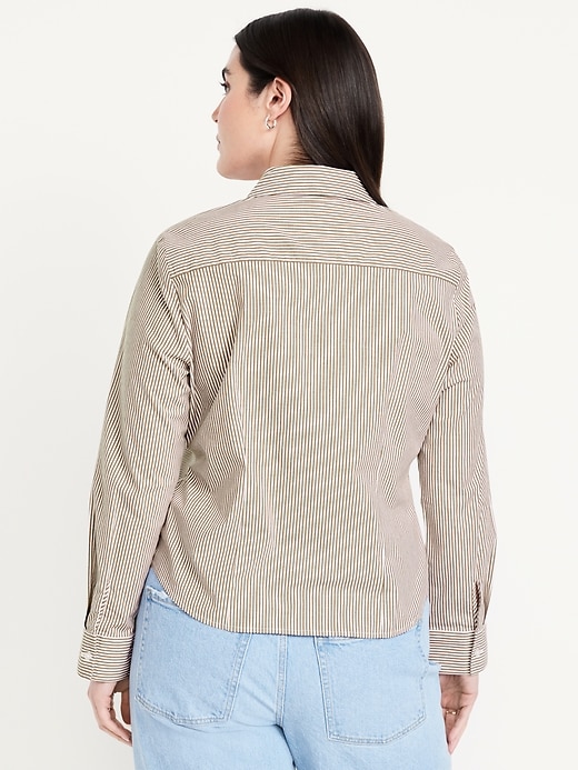 Image number 5 showing, Slim Button-Down Striped Shirt
