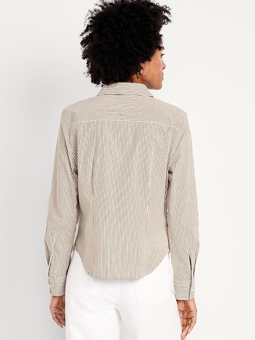 Image number 2 showing, Slim Button-Down Striped Shirt