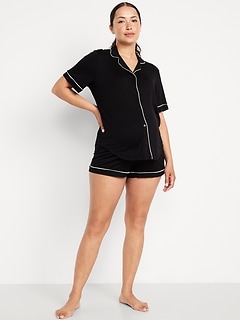 Maternity Classic Pajama Short Set