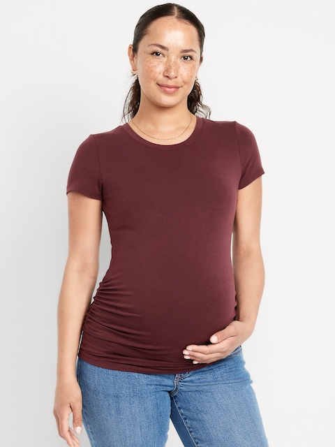 Maternity Crew-Neck T-Shirt