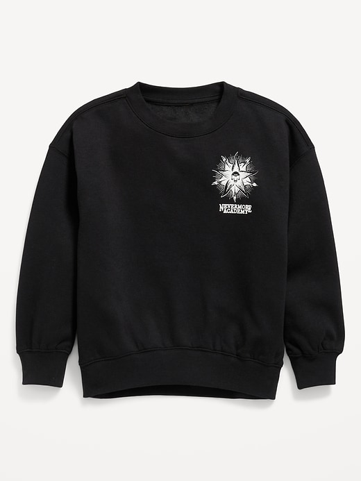 Image number 2 showing, Wednesday™ Oversized Graphic Tunic Sweatshirt for Girls
